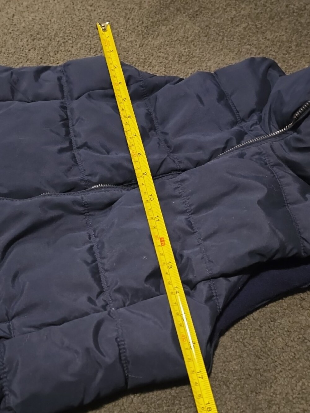 Old Navy Navy Fleece-Lined Jacket Vest - Picture 3 of 5